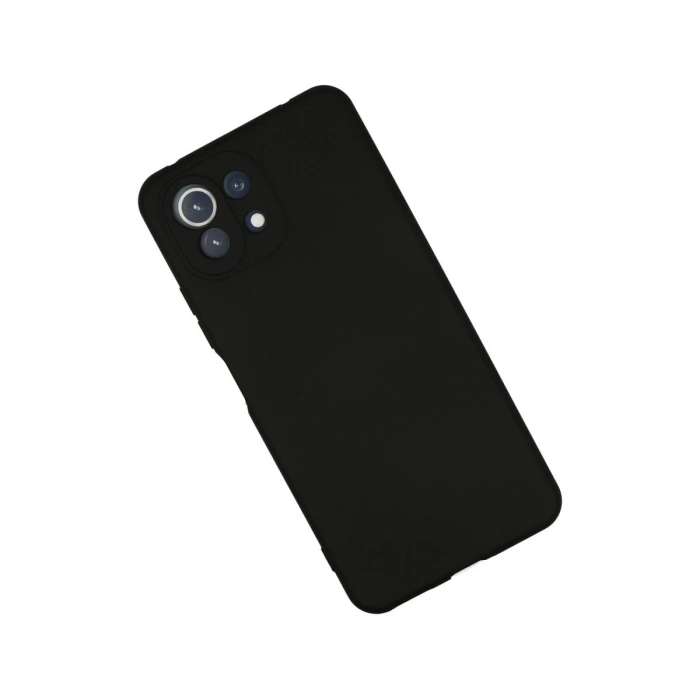 Xiaomi Mi 11 Lite Kılıf Nano İçi Kadife Silikon - Siyah
