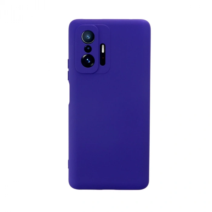 Xiaomi Mi 11t Pro Kılıf Nano İçi Kadife Silikon - Mor