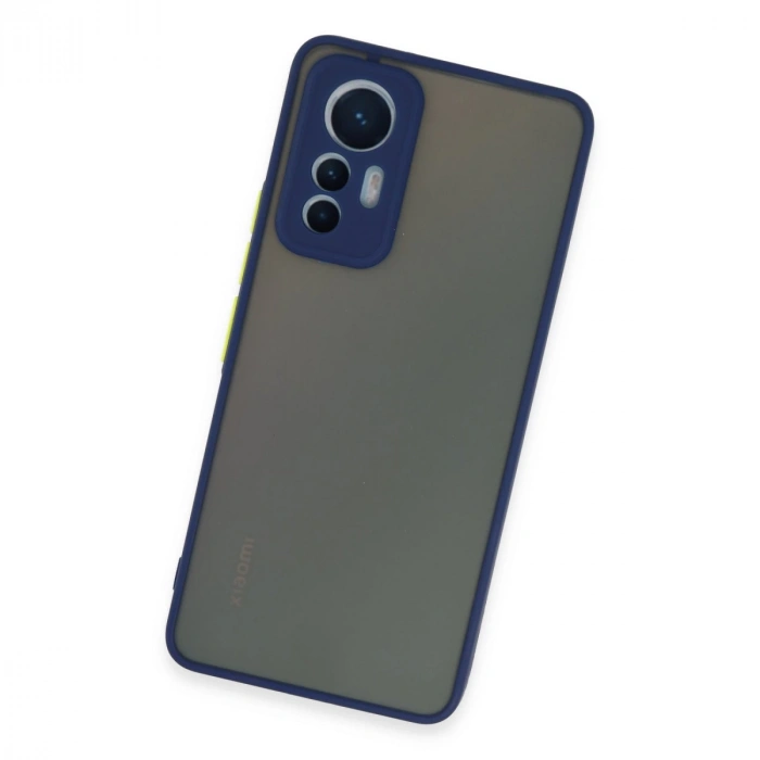 Xiaomi Mi 12 Lite Kılıf Montreal Silikon Kapak - Lacivert