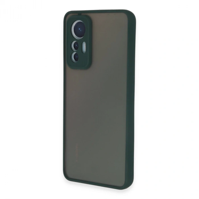 Xiaomi Mi 12 Lite Kılıf Montreal Silikon Kapak - Yeşil
