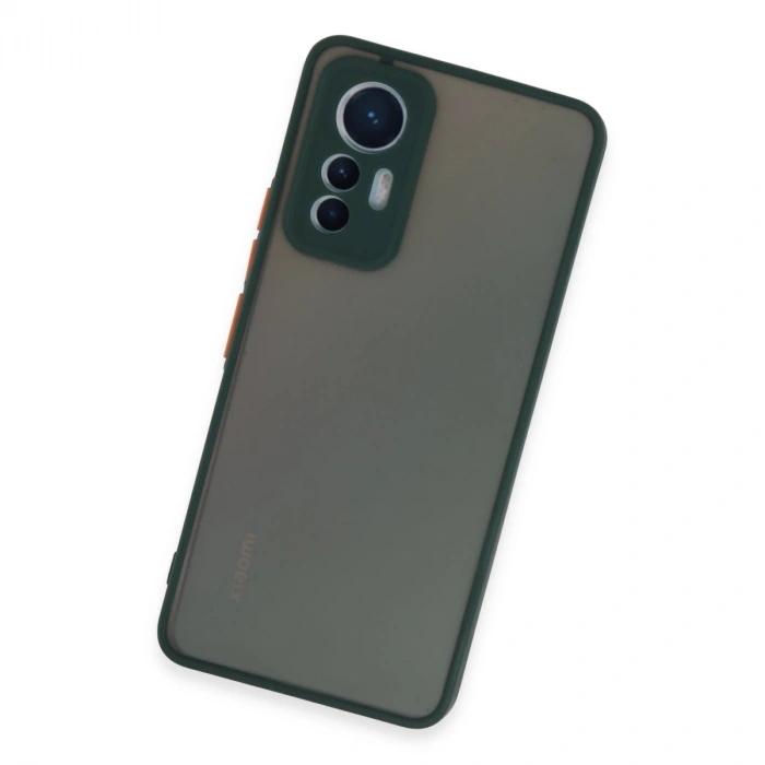 Xiaomi Mi 12 Lite Kılıf Montreal Silikon Kapak - Yeşil