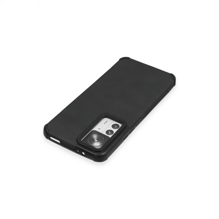 Xiaomi Mi 12t Kılıf Loop Deri Silikon - Siyah