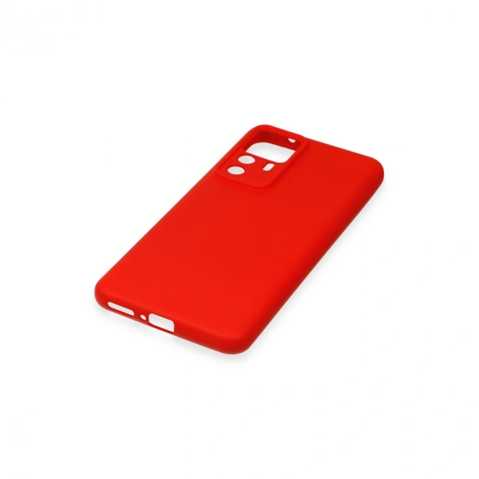 Xiaomi Mi 12t Pro Kılıf Nano İçi Kadife Silikon - Kırmızı