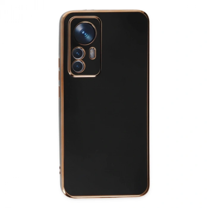 Xiaomi Mi 12t Pro Kılıf Volet Silikon - Siyah