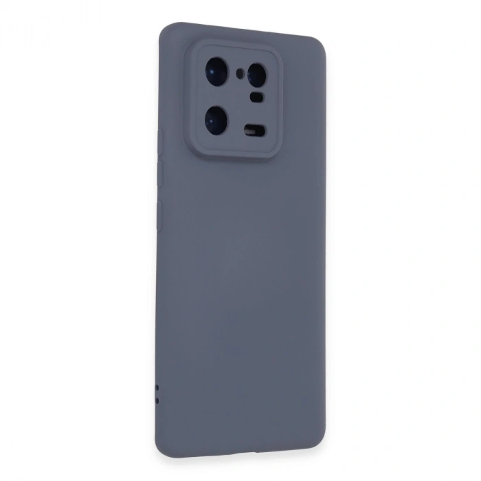 Xiaomi Mi 13 Pro Kılıf Nano İçi Kadife Silikon - Gri