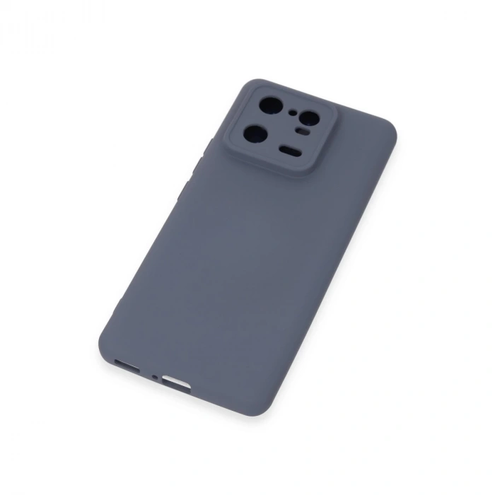 Xiaomi Mi 13 Pro Kılıf Nano İçi Kadife Silikon - Gri
