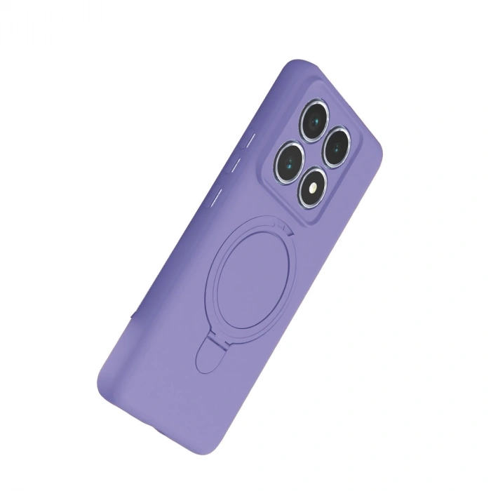 Xiaomi Mi 14t Pro Regal Magsafe Standlı Kapak - Lila