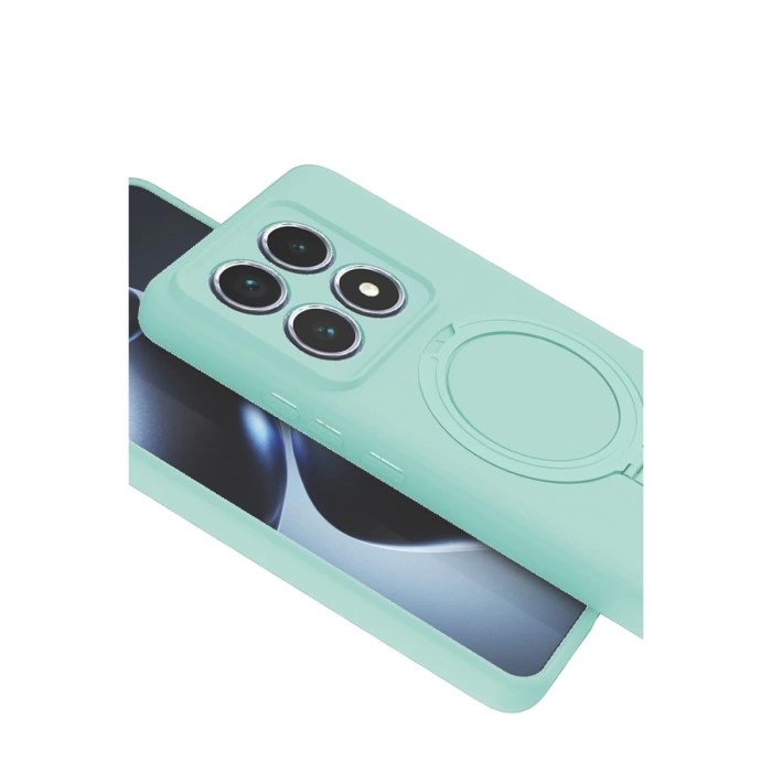 Xiaomi Mi 14t Pro Regal Magsafe Standlı Kapak - Su Yeşili