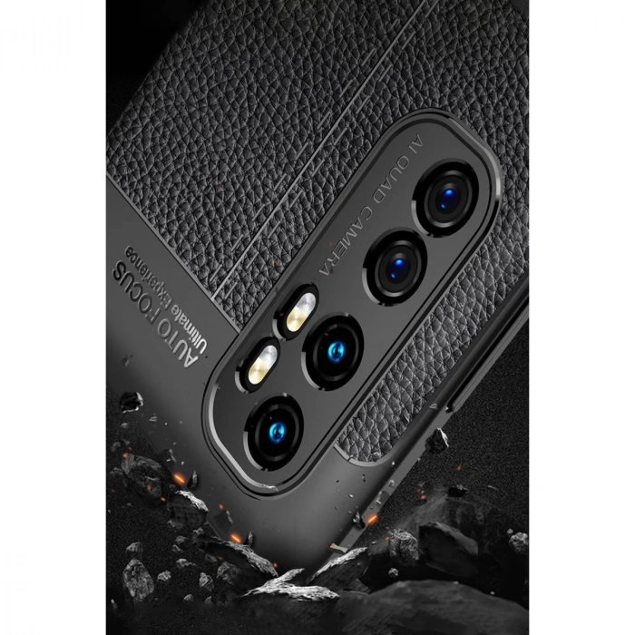 Xiaomi Mi Note 10 Lite Kılıf Auto Focus Kapak - Kırmızı