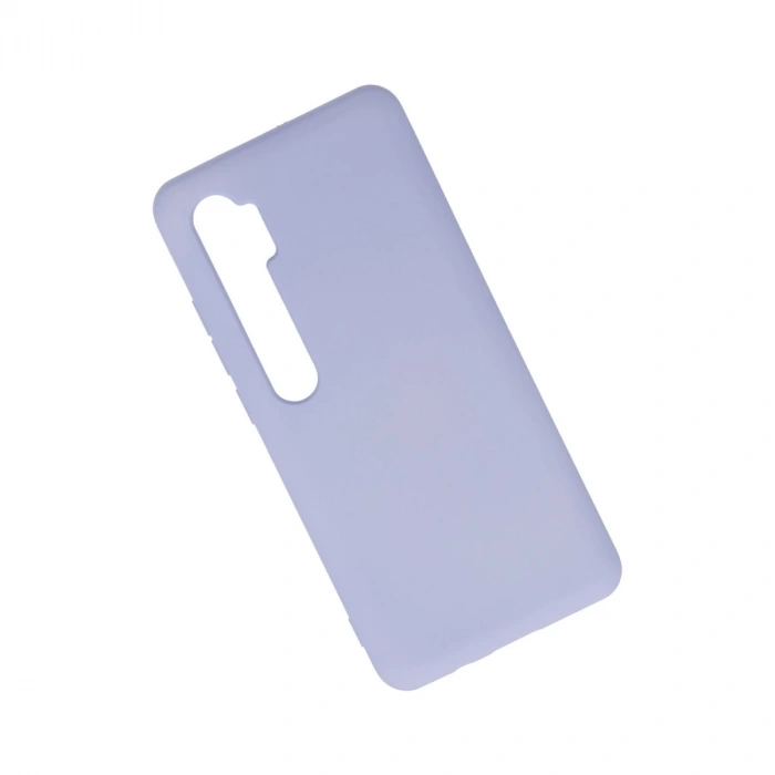 Xiaomi Mi Note 10 Lite Kılıf Nano İçi Kadife Silikon - Lila