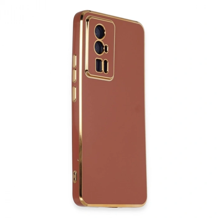 Xiaomi Poco F5 Pro Kılıf Volet Silikon - Kırmızı