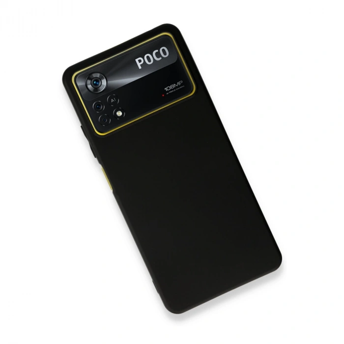 Xiaomi Poco X4 Pro 5g Kılıf First Silikon - Siyah
