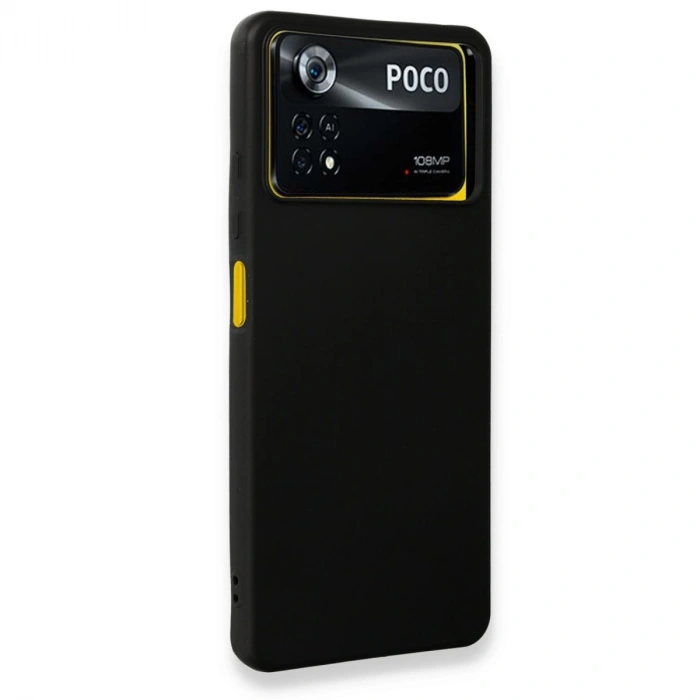 Xiaomi Poco X4 Pro 5g Kılıf First Silikon - Siyah