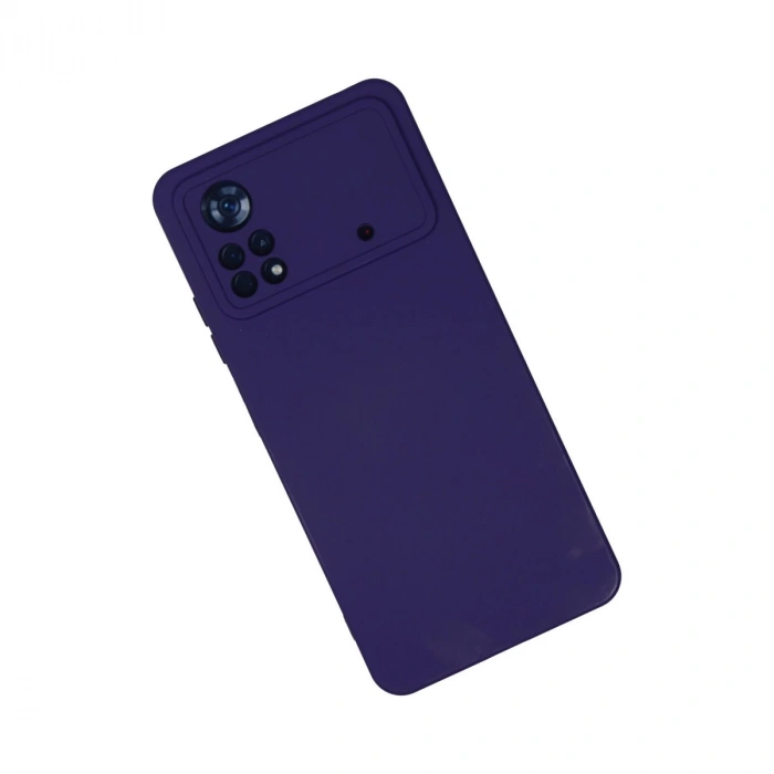 Xiaomi Poco X4 Pro 5g Kılıf Nano İçi Kadife Silikon - Mor