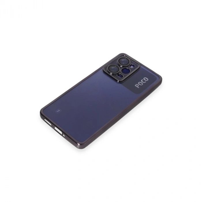 Xiaomi Poco X5 Pro 5g Kılıf Razer Lensli Silikon - Mor