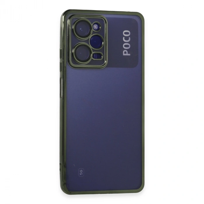 Xiaomi Poco X5 Pro 5g Kılıf Razer Lensli Silikon - Yeşil