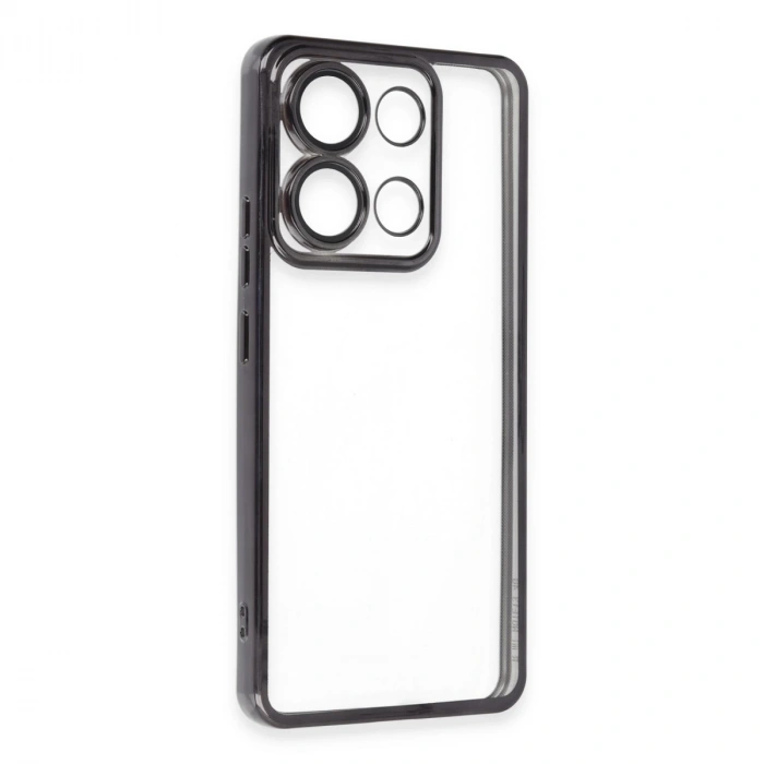 Xiaomi Poco X6 Pro Kılıf Razer Lensli Silikon - Siyah