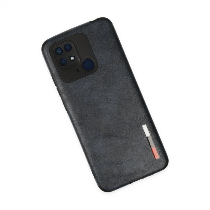 Xiaomi Redmi 10c Kılıf Loop Deri Silikon - Lacivert