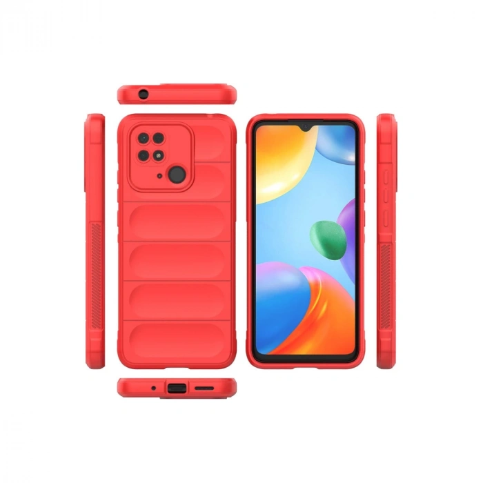 Xiaomi Redmi 10c Kılıf Optimum Silikon - Kırmızı