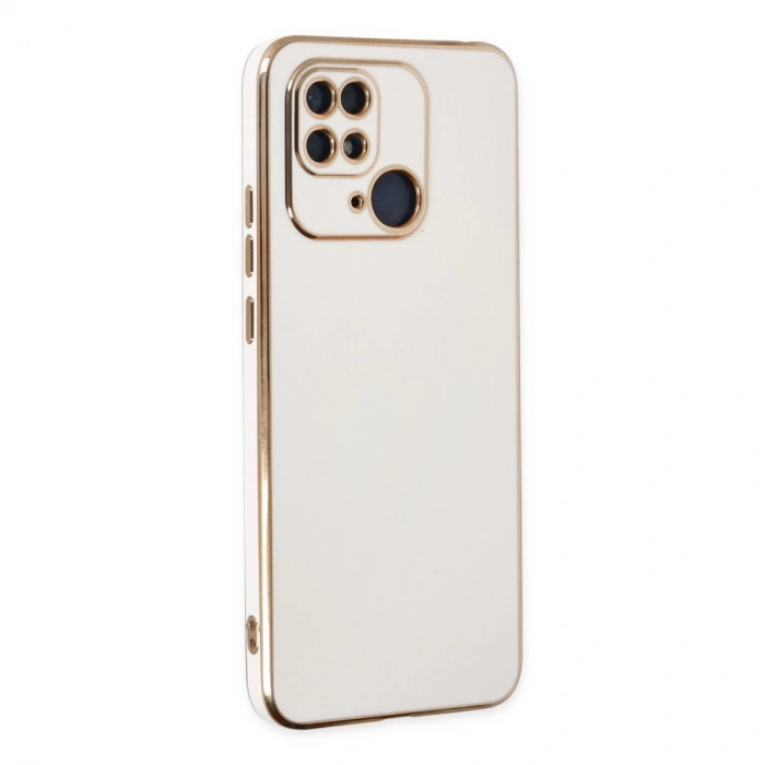 Xiaomi Redmi 10c Kılıf Volet Silikon - Beyaz