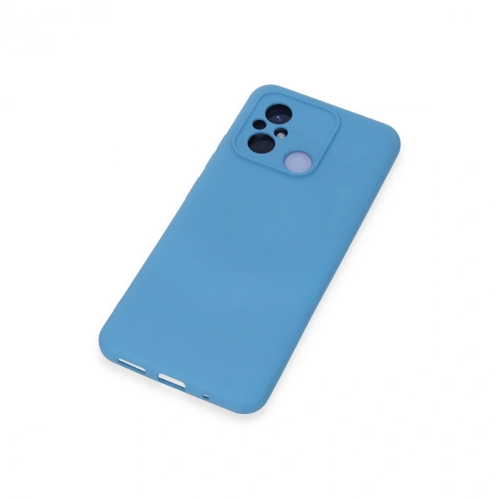 Xiaomi Redmi 12c Kılıf Nano İçi Kadife Silikon - Mavi