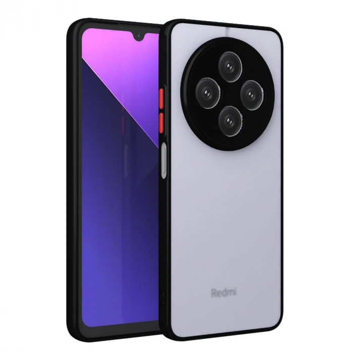 Xiaomi Redmi 14c Kılıf Montreal Silikon Kapak - Siyah