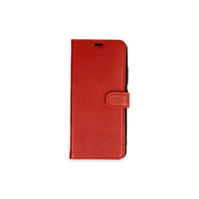 Xiaomi Redmi 14c Kılıf Trend S Plus Kapaklı Kılıf - Kırmızı