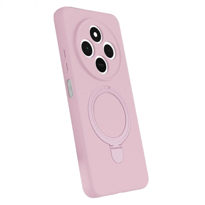 Xiaomi Redmi 14c Regal Magsafe Standlı Kapak - Açık Pembe