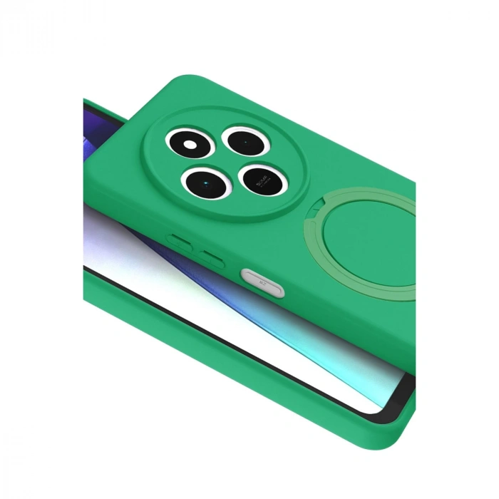 Xiaomi Redmi 14c Regal Magsafe Standlı Kapak - Yeşil