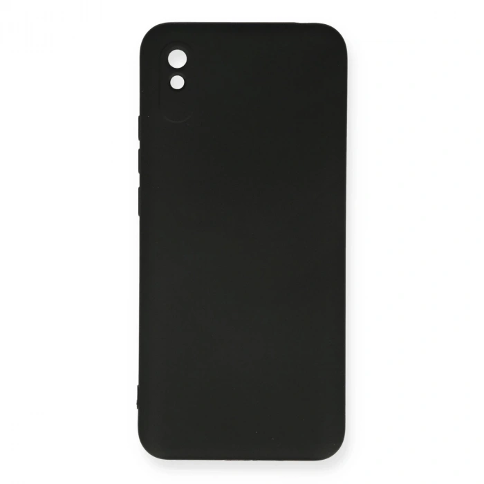 Xiaomi Redmi 9a Kılıf Nano İçi Kadife Silikon - Siyah