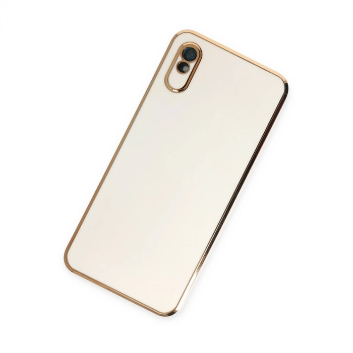 Xiaomi Redmi 9a Kılıf Volet Silikon - Beyaz