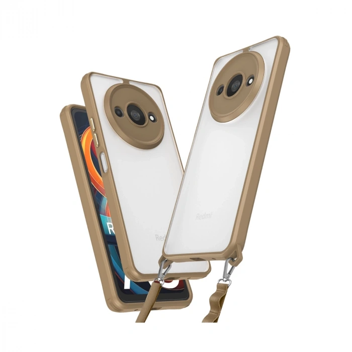 Xiaomi Redmi A3 4g Kılıf Penta Silikon Kılıf - Çöl Titanyum