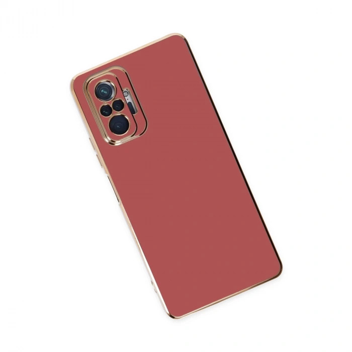 Xiaomi Redmi Note 10 Pro Kılıf Volet Silikon - Kırmızı