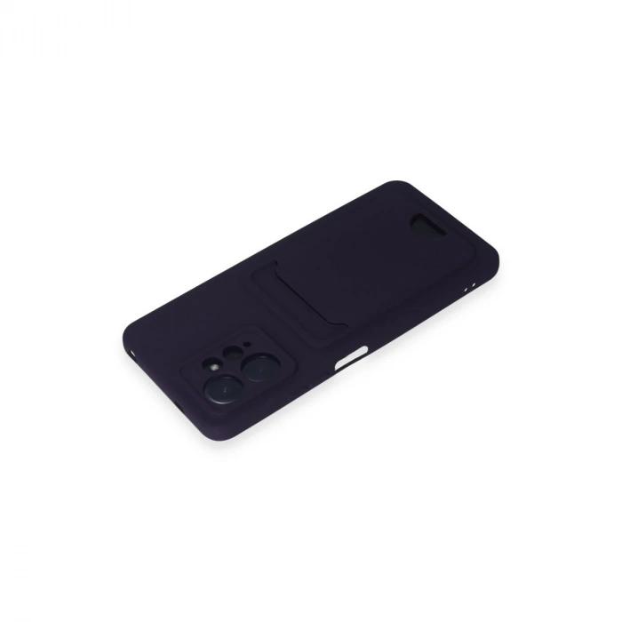 Xiaomi Redmi Note 12 4g Kılıf Kelvin Kartvizitli Silikon - Derin Mor
