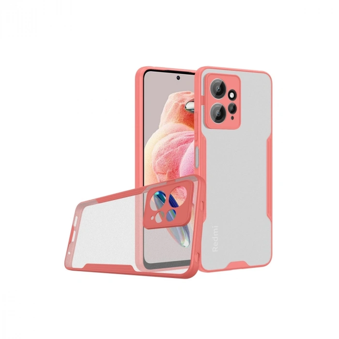 Xiaomi Redmi Note 12 4g Kılıf Platin Silikon - Pembe