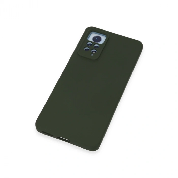 Xiaomi Redmi Note 12 Pro 4g Kılıf Nano İçi Kadife Silikon - Koyu Yeşil