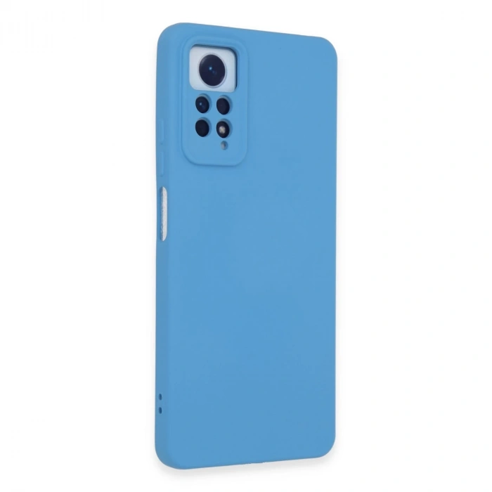 Xiaomi Redmi Note 12 Pro 4g Kılıf Nano İçi Kadife Silikon - Mavi