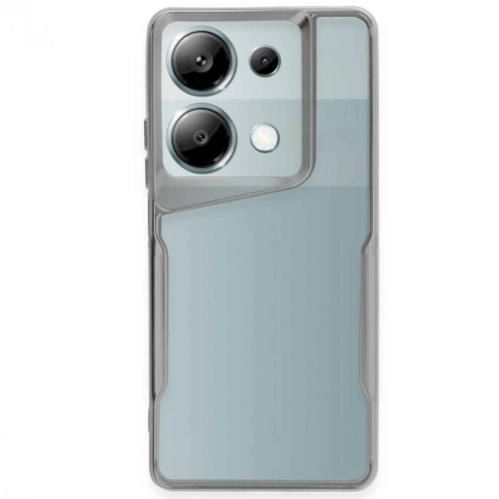 Xiaomi Redmi Note 13 Pro 4g Kılıf Boyi Silikon Kapak - Gümüş