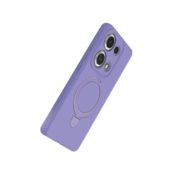 Xiaomi Redmi Note 13 Pro 4g Regal Magsafe Standlı Kapak - Lila