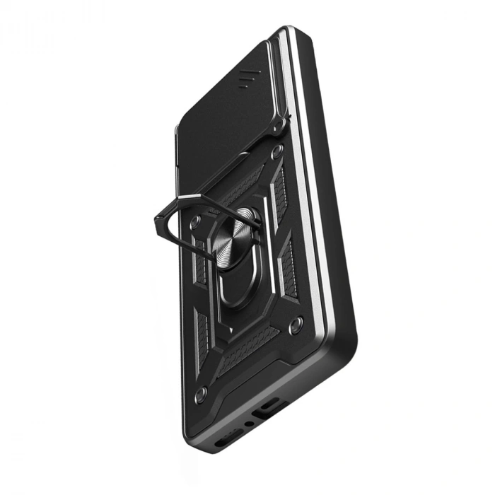 Xiaomi Redmi Note 14 4g Pars Lens Yüzüklü Silikon - Siyah