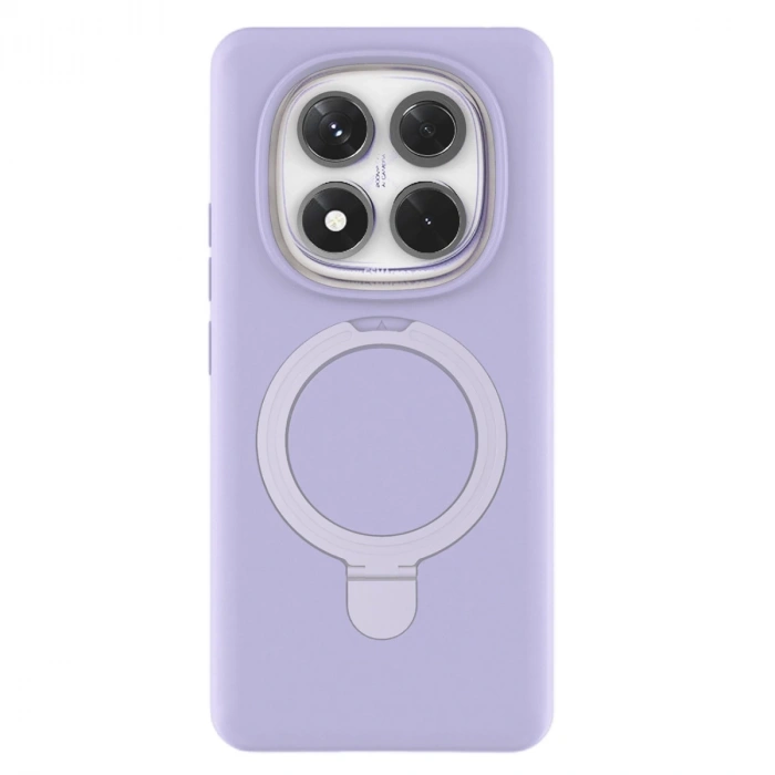 Xiaomi Redmi Note 14 Pro 4g Regal Magsafe Standlı Kapak - Lila