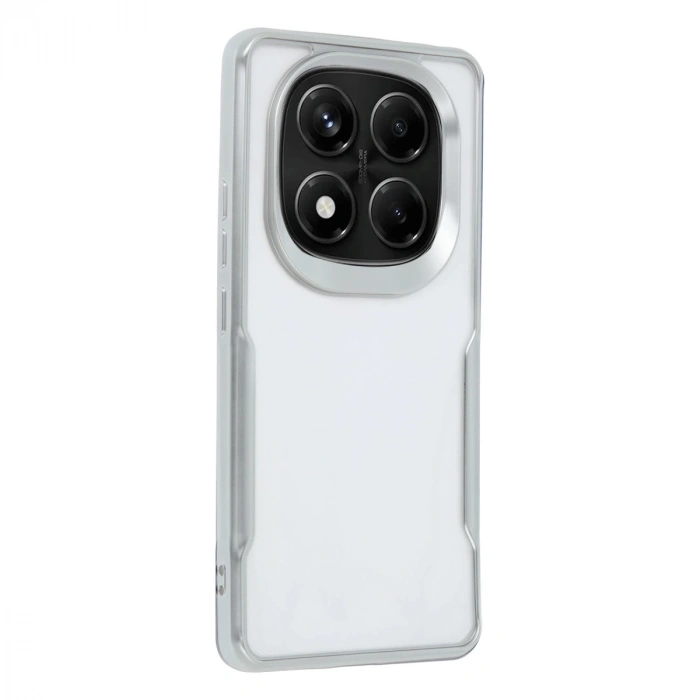 Xiaomi Redmi Note 14 Pro 5g Kılıf Boyi Silikon Kapak - Gümüş