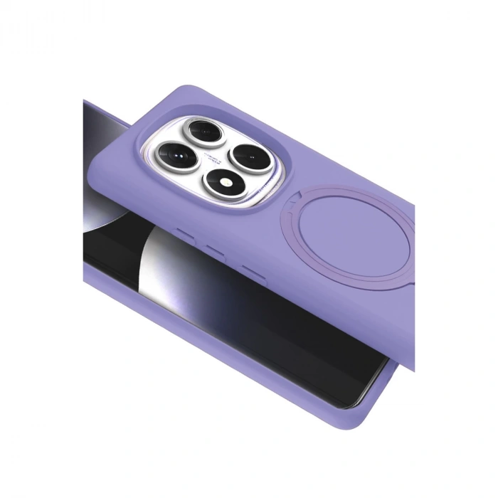 Xiaomi Redmi Note 14 Pro 5g Regal Magsafe Standlı Kapak - Lila