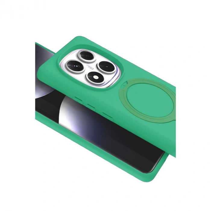 Xiaomi Redmi Note 14 Pro 5g Regal Magsafe Standlı Kapak - Yeşil