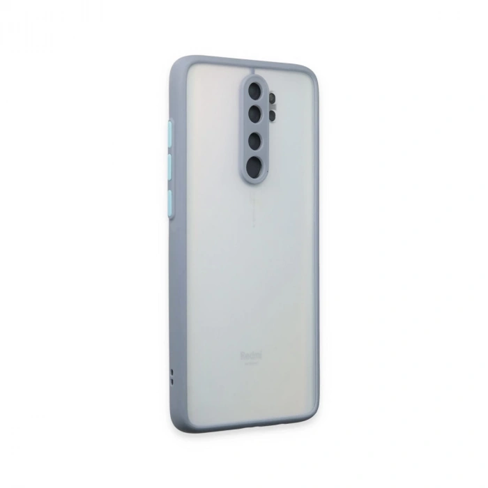 Xiaomi Redmi Note 8 Pro Kılıf Montreal Silikon Kapak - Gri