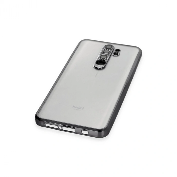 Xiaomi Redmi Note 8 Pro Kılıf Razer Lensli Silikon - Siyah