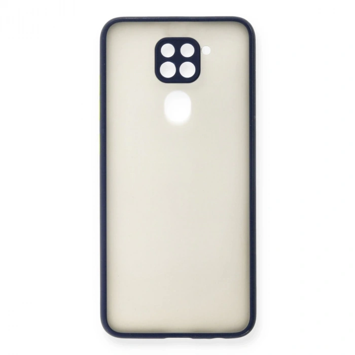 Xiaomi Redmi Note 9 Kılıf Montreal Silikon Kapak - Lacivert