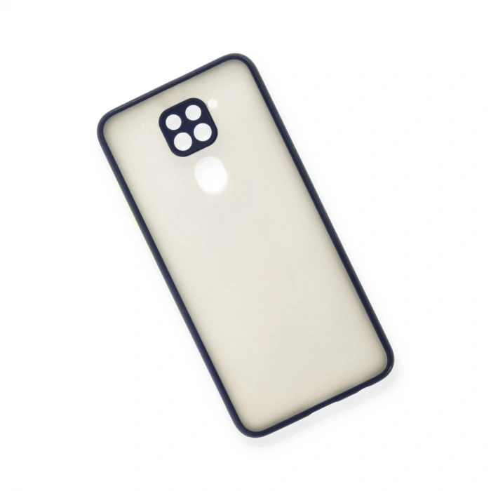 Xiaomi Redmi Note 9 Kılıf Montreal Silikon Kapak - Lacivert
