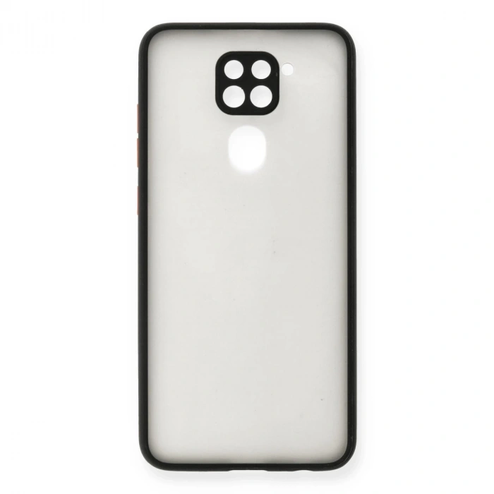 Xiaomi Redmi Note 9 Kılıf Montreal Silikon Kapak - Siyah
