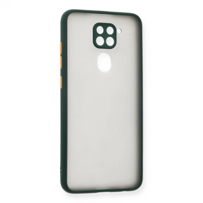 Xiaomi Redmi Note 9 Kılıf Montreal Silikon Kapak - Yeşil